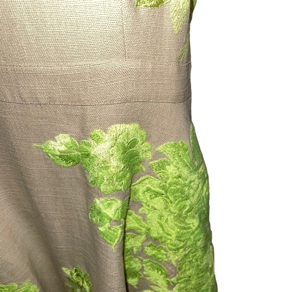 NWT Anthropologie Floral Embroidered Midi Dress Size 2 - Picture 10 of 16